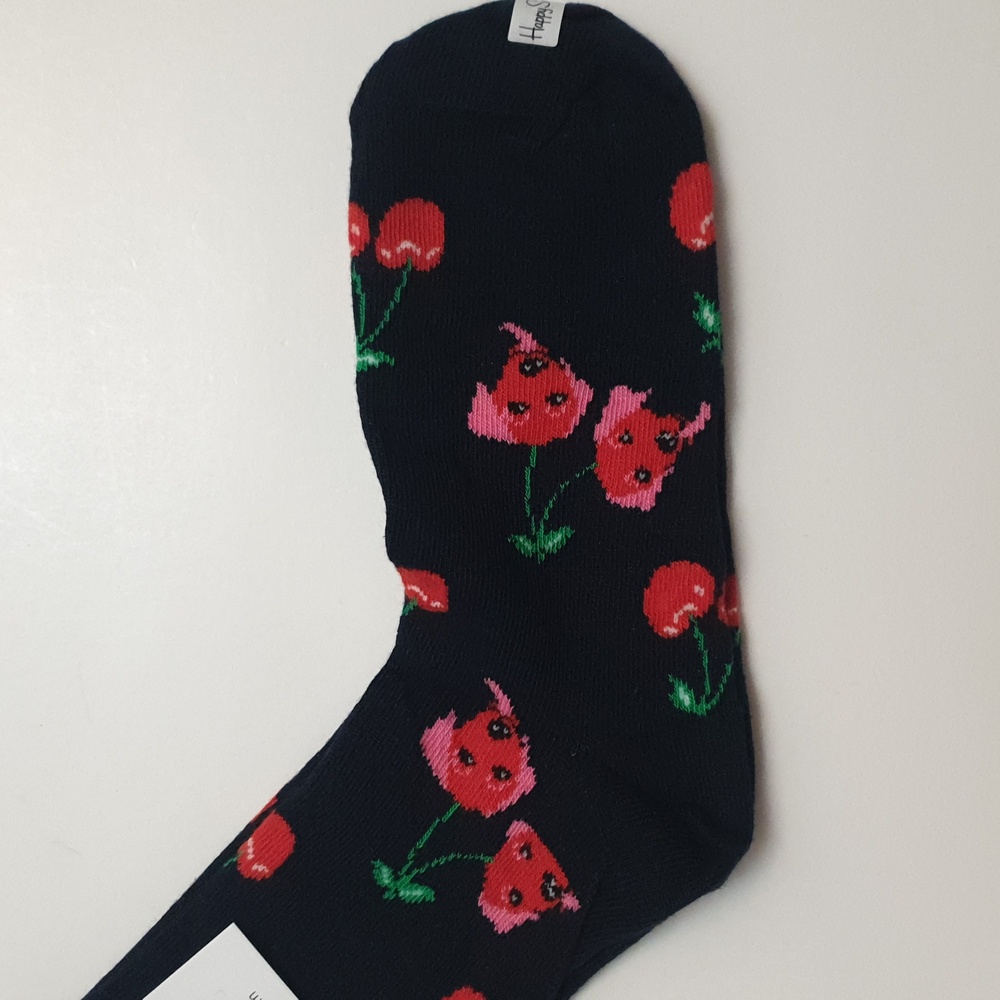 Happy Socks Women Socks EU 36-40, US 5.5 - 9.5 Brand New Combed Cotton #56 - Picture 4 of 4